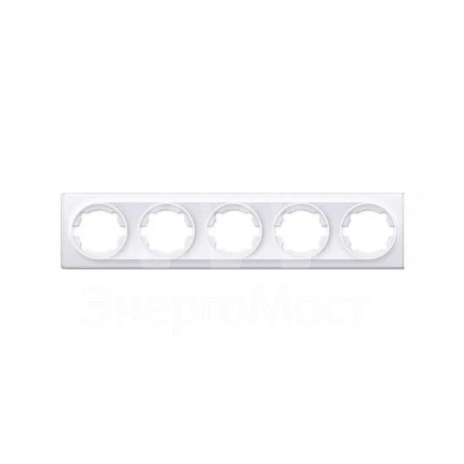 Рамка 5-м Florence бел. 1E52501300 OneKeyElectro 2172786