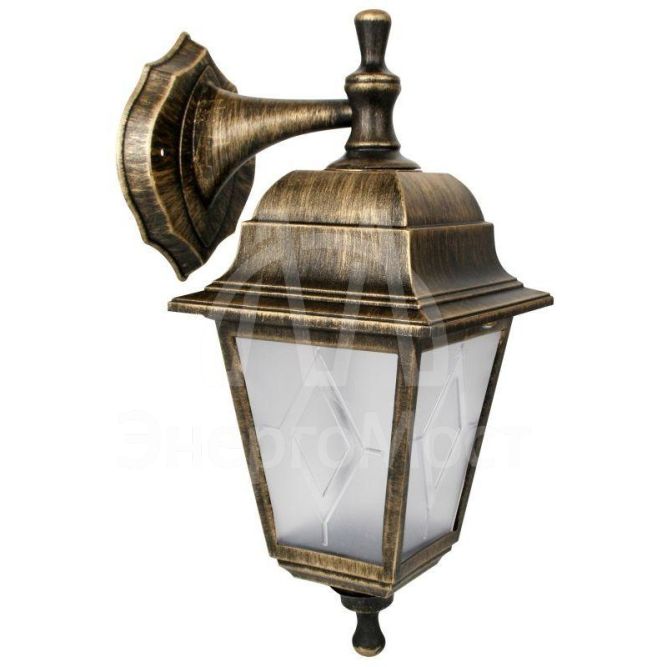 Светильник садово-парковый PP4201/02 C64 НБУ 04-60-001 У1 &amp;quot;Леда&amp;quot; 4-гран. пласт. +пласт. черн. бронза Camelion 13832