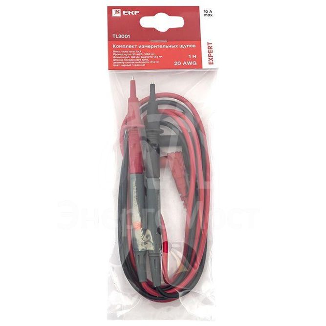 Комплект измерительных щупов TL3001 (1м) (20AWG) Expert EKF TL3001