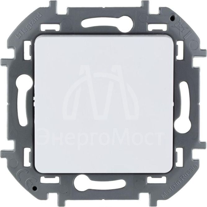 Выключатель кнопочный Inspiria 6А 250В без фиксации НО/НЗ механизм бел. Leg 673690