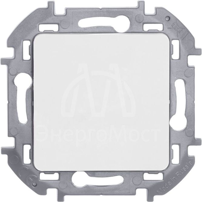 Выключатель кнопочный Inspiria 6А 250В без фиксации НО/НЗ механизм бел. Leg 673690