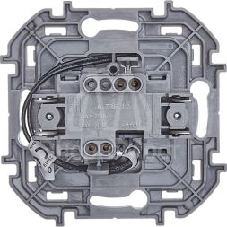Выключатель 1-кл. Inspiria 250В 10AX с подсветкой / индикацией алюм. Leg 673612