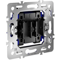 Выключатель 2-кл. S70 10А механизм хлопок Voltum VLS0201M