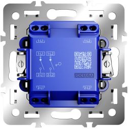 Выключатель 2-кл. S70 10А механизм хлопок Voltum VLS0201M