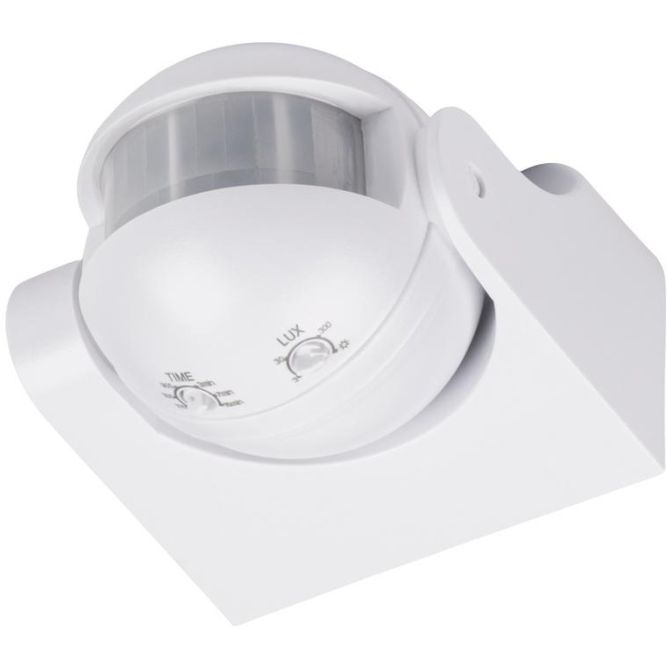 Датчик движения PMS-IR 009 1200Вт 180град. 12м IP44 WH JazzWay 5012912