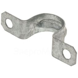 Скоба крепежная двухлапковая d19-20мм метал. (уп.10шт) PROxima EKF sm-2-19-20-r