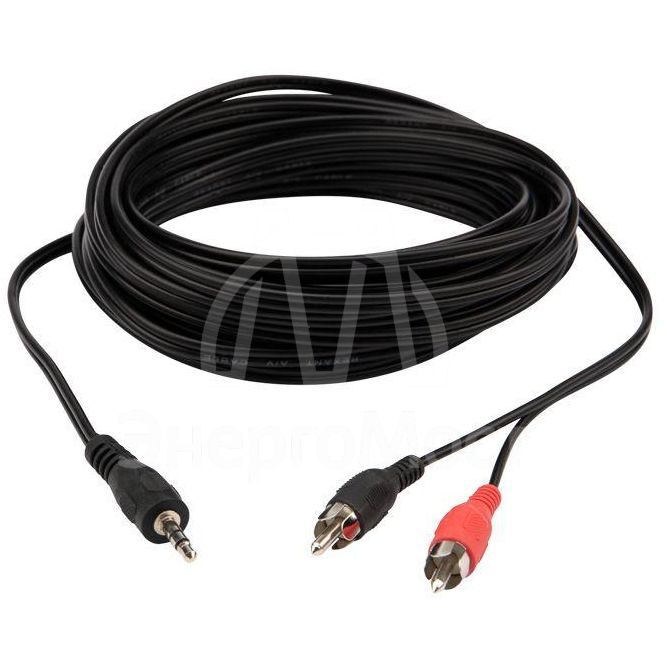 Шнур 3.5мм стерео штекер-2 RCA 7м Rexant 17-4206
