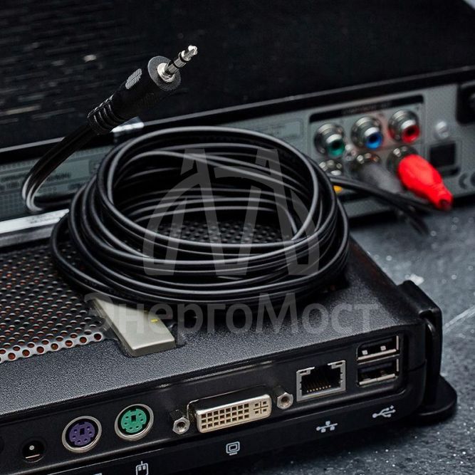 Шнур 3.5мм стерео штекер-2 RCA 7м Rexant 17-4206