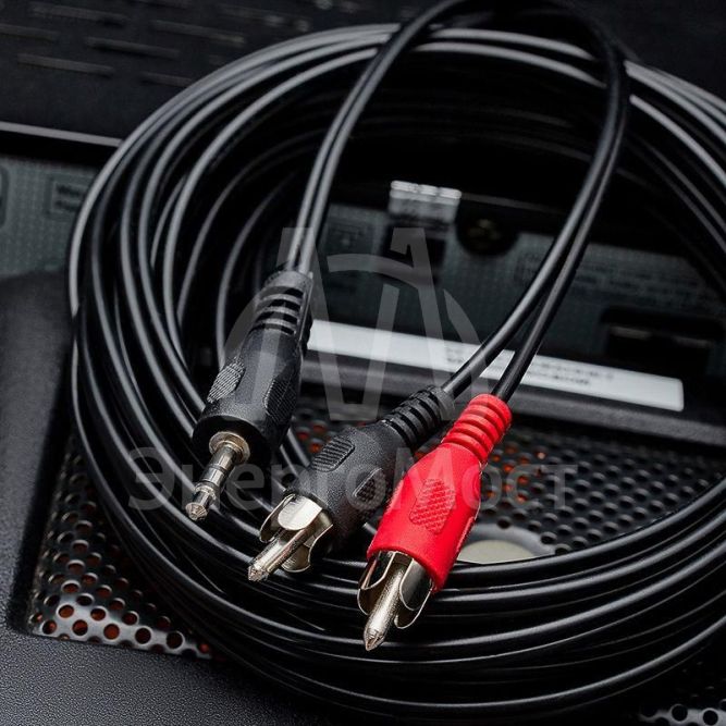 Шнур 3.5мм стерео штекер-2 RCA 7м Rexant 17-4206