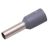 Наконечник штыревой втулочный изолир. (НШВИ F-18мм) 4кв.мм (СЕ040012grey) сер. REXANT 08-0822