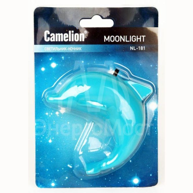 Светильник светодиодный NL-181 &amp;quot;Дельфин&amp;quot; ночник с выкл. 220В Camelion 12537