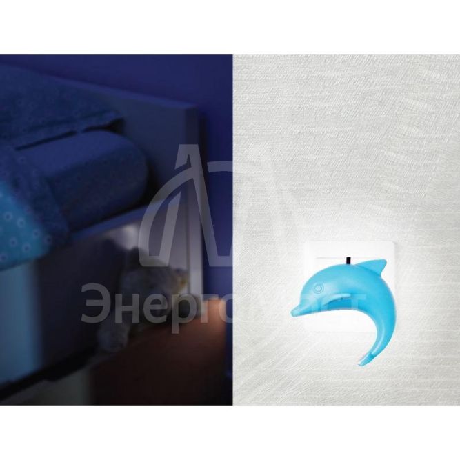 Светильник светодиодный NL-181 &amp;quot;Дельфин&amp;quot; ночник с выкл. 220В Camelion 12537
