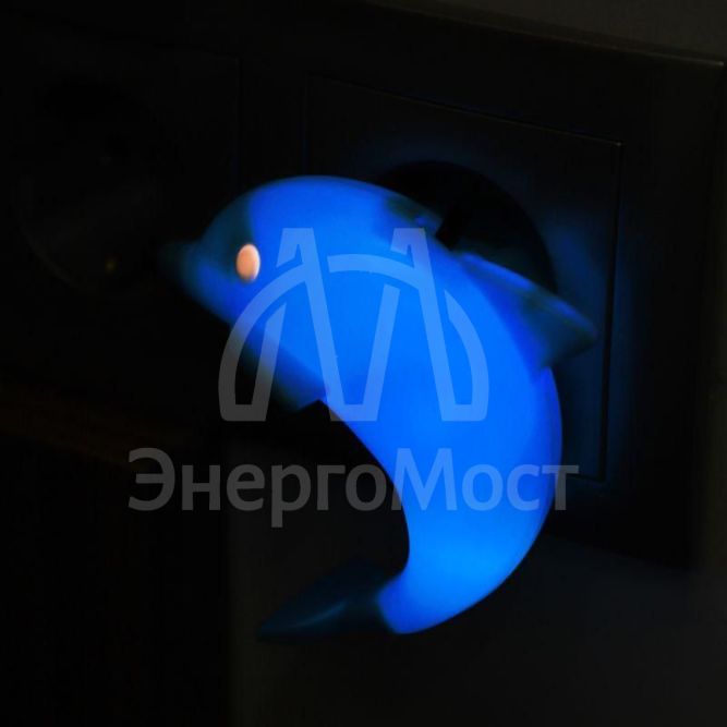 Светильник светодиодный NL-181 &amp;quot;Дельфин&amp;quot; ночник с выкл. 220В Camelion 12537