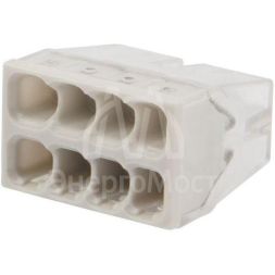 Экспресс-клемма строительно-монтажная СМК 2273-208 8-проводная 0.5-2.5кв.мм (блист.6шт) Rexant 07-3215-6