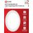 Светильник светодиодный ДВО RLP-eco 12Вт 230В 4000К 840Лм 170/150мм бел. IP40 IN HOME 4690612010007