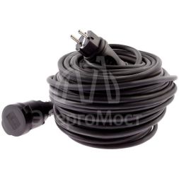 Удлинитель-шнур 1х40м с заземл. 16А IP44 UPx-1e-3х1.5-40m-IP44(KG) КГ 3х1.5 (бухта) Эра Б0050860