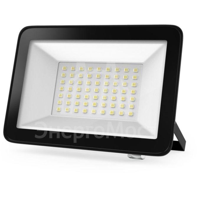 Прожектор светодиодный Elementary 50Вт 3510лм IP65 6500К черн. ПРОМО Gauss 613100350P