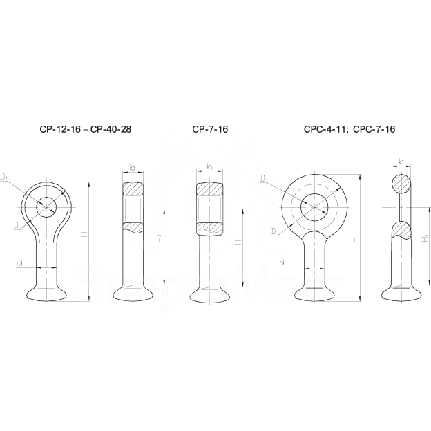 Серьга СР-12-16