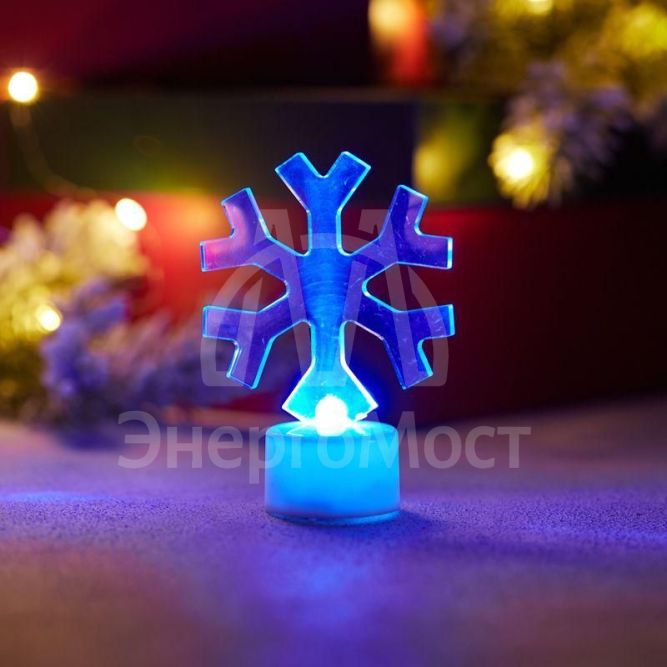 Фигура светодиодная &amp;quot;Снежинка&amp;quot; на подставке RGB Neon-Night 501-055