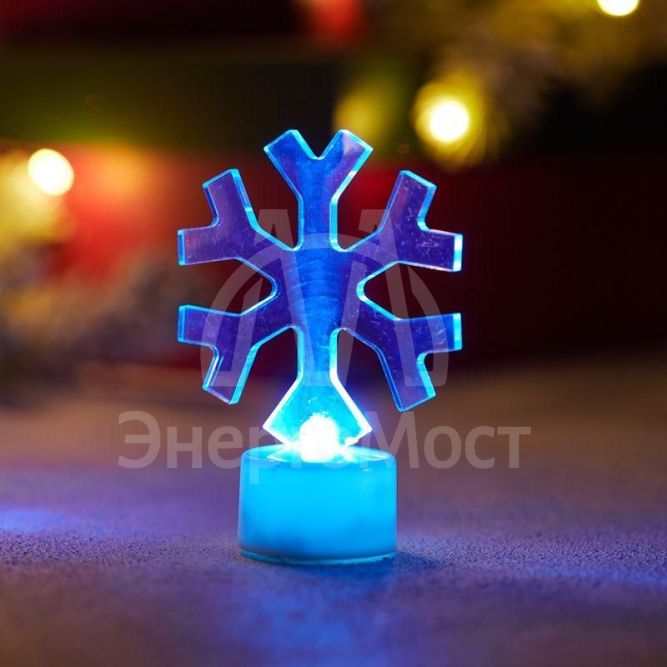 Фигура светодиодная &amp;quot;Снежинка&amp;quot; на подставке RGB Neon-Night 501-055