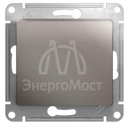 Механизм переключателя перекрестного 1-кл. СП Glossa 10А IP20 (сх. 7) 10AX платина SchE GSL001271