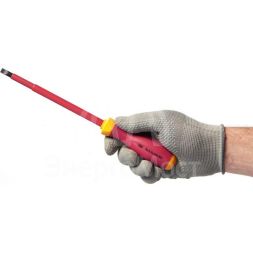 Отвертка диэлектрическая шлицевая SL6.5х150 K3 1000В ARMA2L 3 IEK A2L3-SC30-K3-SL-65-150