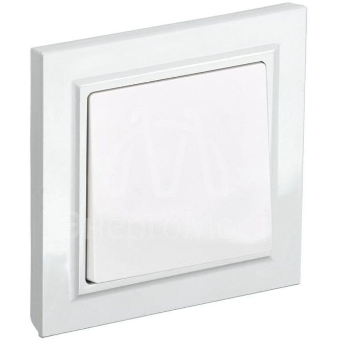 Выключатель 1-кл. СП BRITE ВСР10-1-0-БрБ 10А в сборе бел. IEK BR-V10-0-10-K01-F