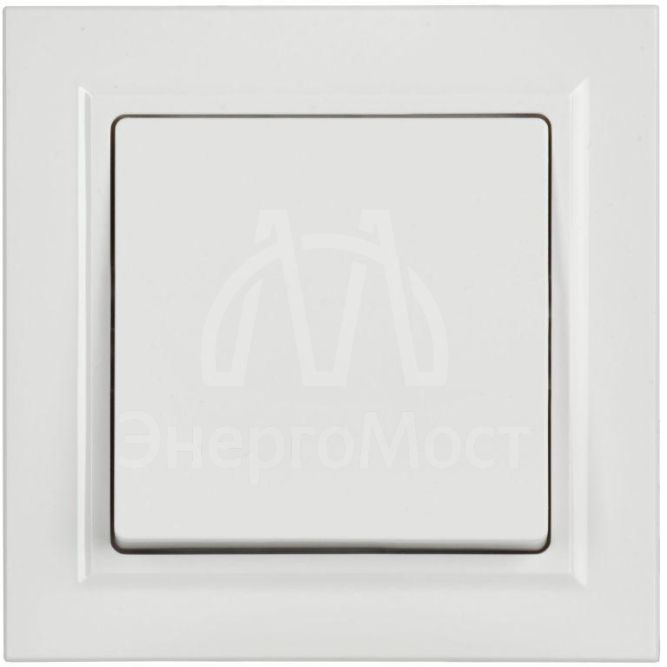 Выключатель 1-кл. СП BRITE ВСР10-1-0-БрБ 10А в сборе бел. IEK BR-V10-0-10-K01-F