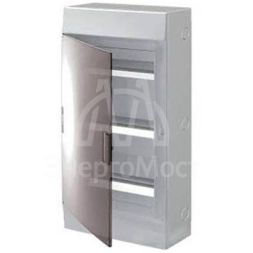 Бокс настенный Mistral41 36М прозр. дверь (с клемм.) 3 ряда ABB 1SPE007717F9994