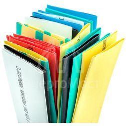 Набор трубок термоусадочных ТУТ нг тонкостен. 20/10 (7 цветов по 3шт 100мм) EKF tut-n-20