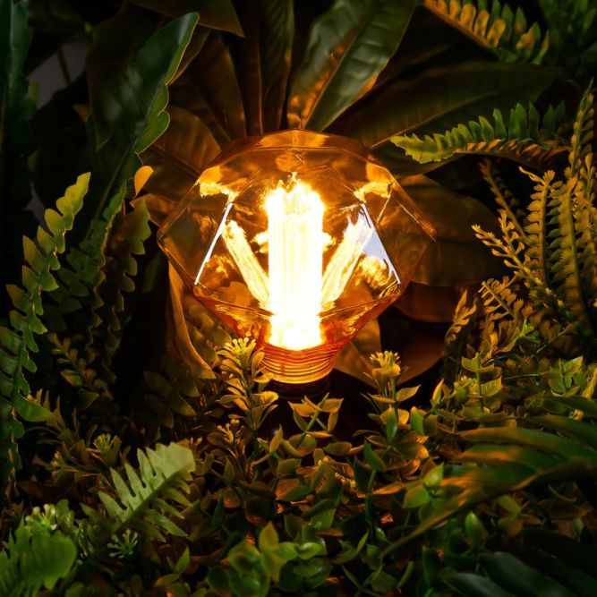 Лампа светодиодная филаментная Loft 271 D125LE 4Вт 1800К E27 Voltega 8562