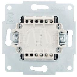 Механизм выключателя проходн. 1-кл. СП VESNA черн. бархат LEZARD 742-4288-105