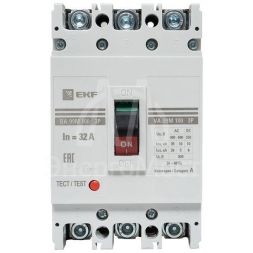 Выключатель автоматический 3п 100/32А 35кА ВА-99М PROxima EKF mccb99-100-32m