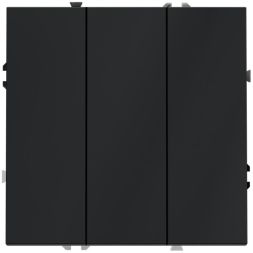 Выключатель 3-кл. СП S70 10А механизм графит Voltum VLS030107