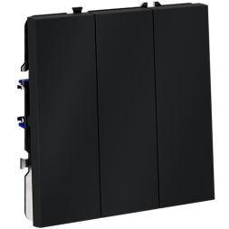 Выключатель 3-кл. СП S70 10А механизм графит Voltum VLS030107