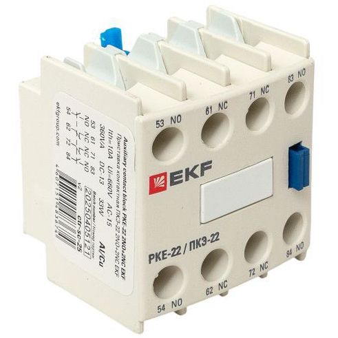 Приставка контактная ПКЭ-22 2NO+2NC EKF ctr-sc-25