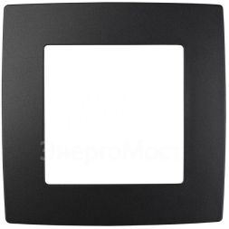 Рамка 1-м 12-5001-05 антрацит ЭРА Б0014745