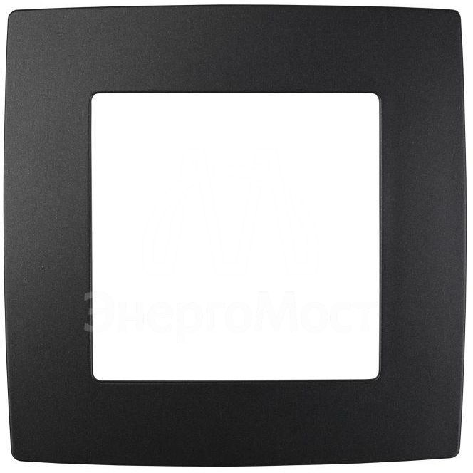 Рамка 1-м 12-5001-05 антрацит ЭРА Б0014745