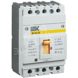 Выключатель автоматический 3п 40А 15кА ВА44 33 IEK SVA4410-3-0040