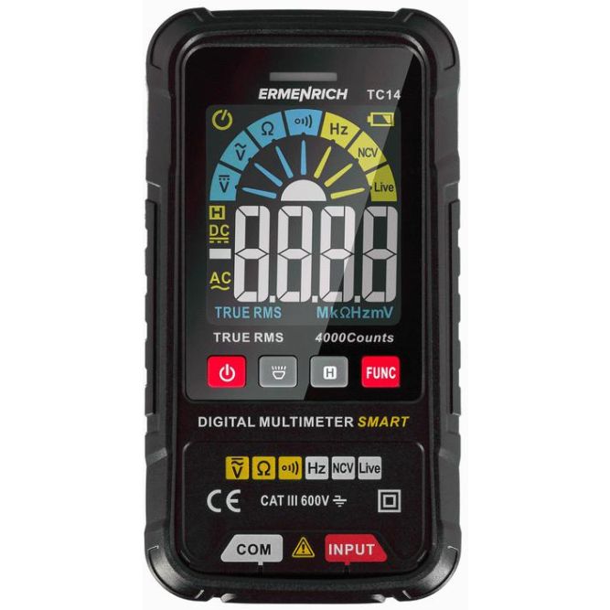 Мультиметр цифровой Zing TC14 Ermenrich 82981
