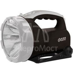 Фонарь-прожектор AccuF6-L3W-bk 3Вт SMD IP20 аккумулятор 900мА.ч 2 режима: яркий/эконом индикатор зарядки; ремень с подставкой черн. ФАZА 5027640