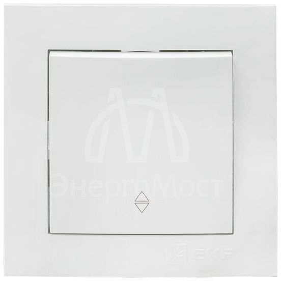 Переключатель проходной 1-кл. СП Валенсия 10А IP20 бел. PROxima EKF EWV10-025-10