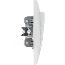 Переключатель проходной 1-кл. СП Валенсия 10А IP20 бел. PROxima EKF EWV10-025-10