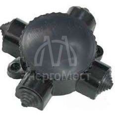 Коробка распределительная ОП 75х53мм 4-х рожк. КЭМ1-10-4Б карбол