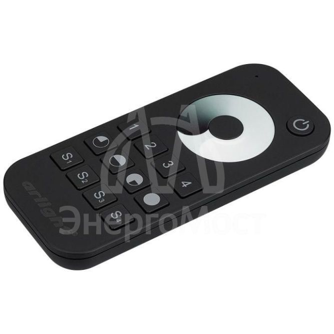 Пульт SMART-R24-DIM Black (4 зоны 2.4G) IP20 пластик Arlight 023475