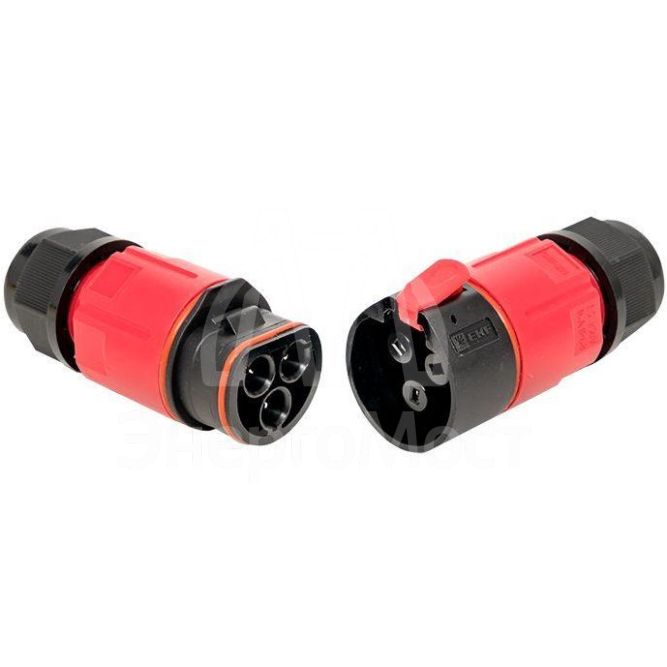 Коннектор кабельный I-образ. разъемный (СМК 3PIN) IP68 FreeTools PROxima EKF cct-smk3