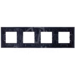 Рамка 4-м 8мод. Zenit бел. ABB 2CLA227400N1101