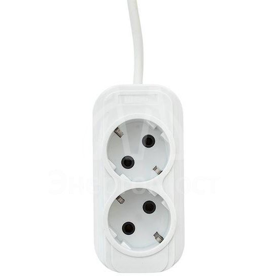 Удлинитель 2х3м с заземл. 16А IP20 Эксперт 3.0кВт ПВС 3х1 EKF UBA16-310-2-03