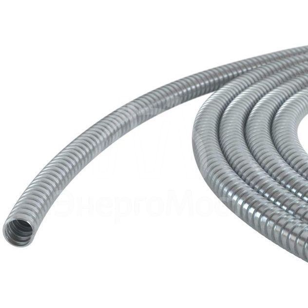 Металлорукав DN d20мм Dвн.20.5мм Dнар.24.5мм без протяжки оцинк. сталь (уп.50м) DKC 667R2024