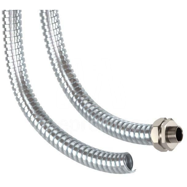 Металлорукав DN d20мм Dвн.20.5мм Dнар.24.5мм без протяжки оцинк. сталь (уп.50м) DKC 667R2024